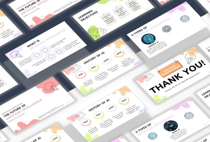 design educational presentations on technology and ai topics